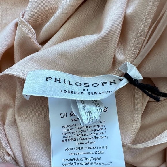 NWT!!! PHILOSOPHY by Lorenzo Serafini dress size 6 US or 42 IT Retail 2750$ - Picture 11 of 13